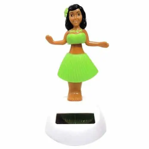 Solar Power Motion Toy - Hula Girl, assorted colors