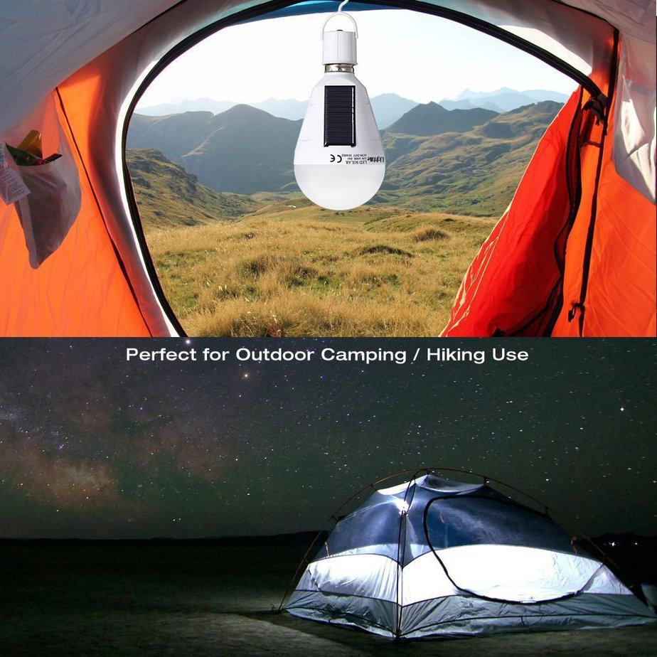 solar bulb camping