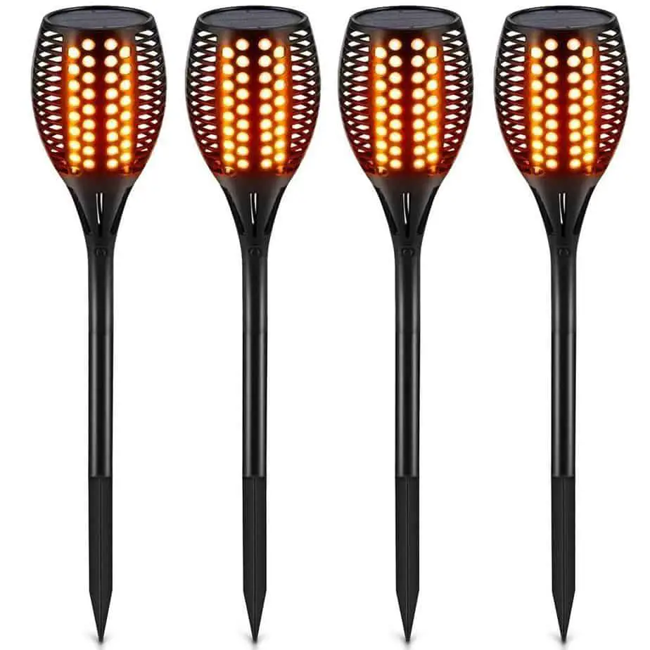 TomCare Solar Driveway Torch Lights