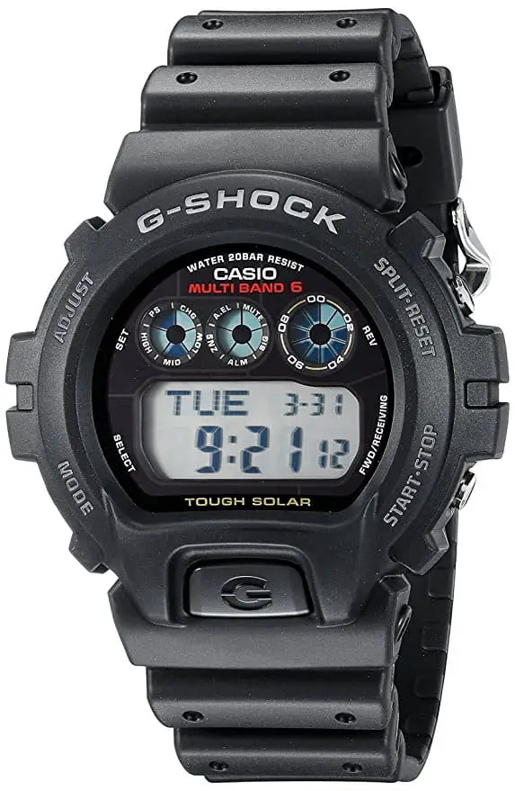 5 - G-Shock GW6900 Men’s Tough Solar Black Resin Sport